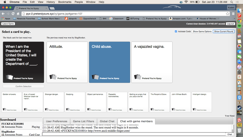 Illustration for article titled Best. Cards Against Humanity. Round. Ever